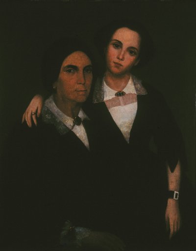 Untitled (Mother and Daughter of Mr. Buenaventura Valentín) by Ramón Atiles y Pérez
